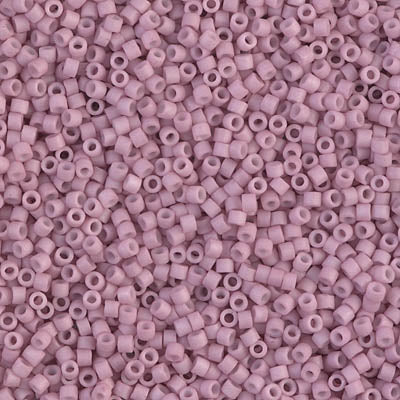 MIYUKI Delica Rocailles Seed Beads, Rose Matted (DB0355), Glass, Japan