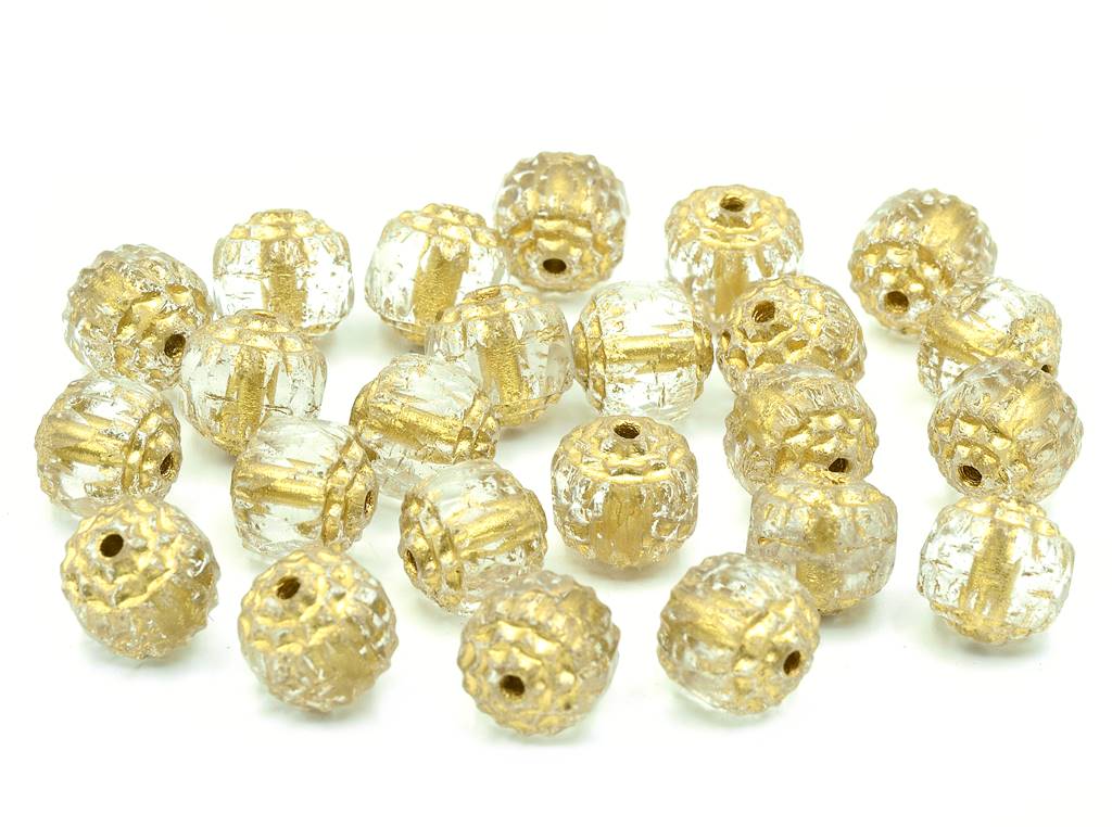 Fire Polished Faceted Beads Cathedral, Crystal 68106 (00030-68106), Glass, Czech Republic
