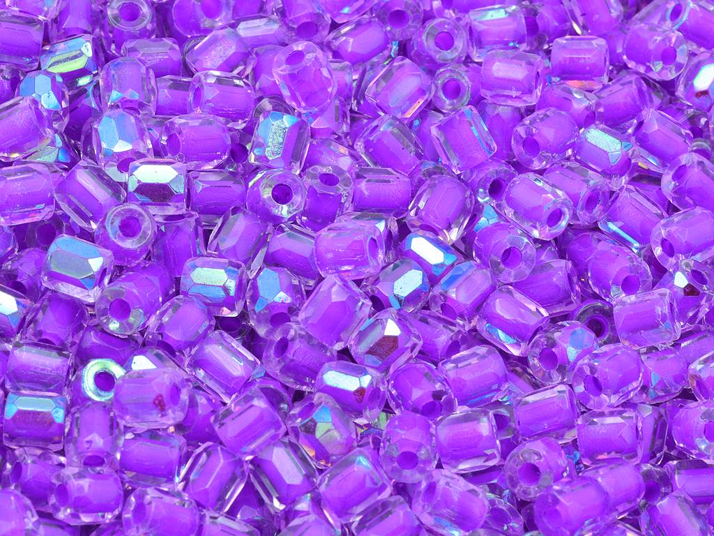 ファセットビーズ ポニーベーグル、クリスタル 98729 (00030-98729)、ガラス、チェコ共和国