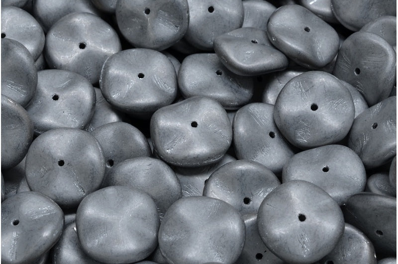 リップルビーズ、クリスタルマット 27003 (00030-84100-27003)、ガラス、チェコ共和国