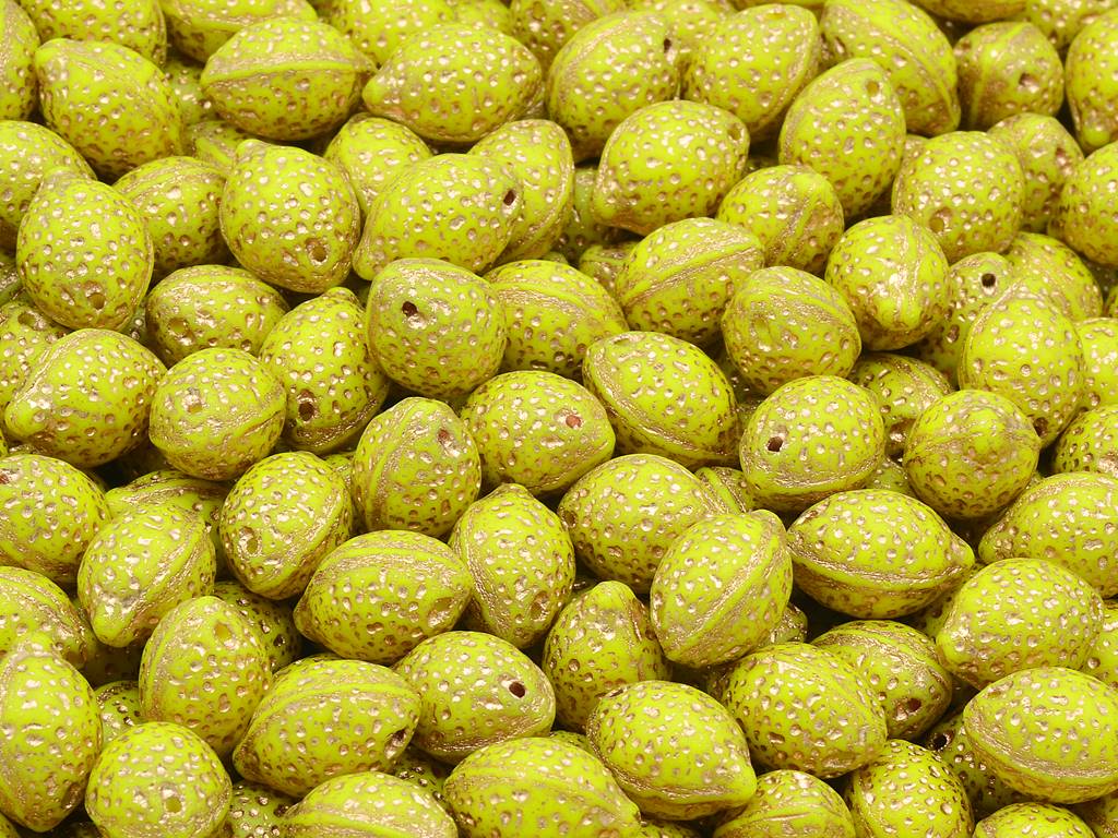 Lemon Beads, Yellow 84318 (83120-84318), Glass, Czech Republic