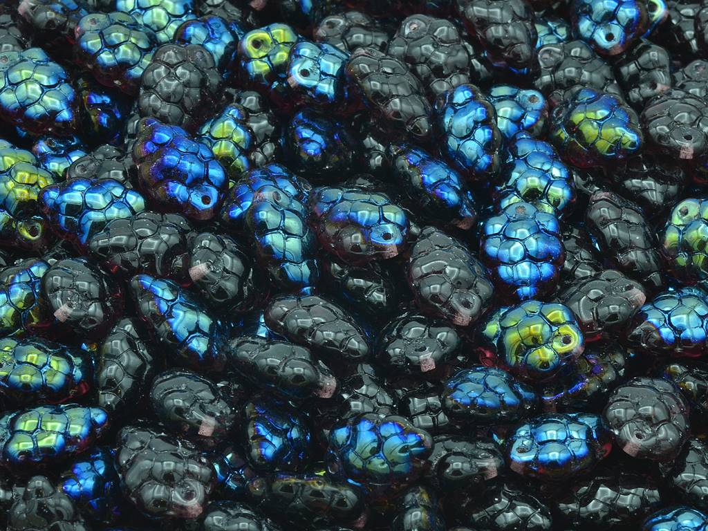 Grape Beads, Transparent Amethyst 27307 (20070-27307), Glass, Czech Republic