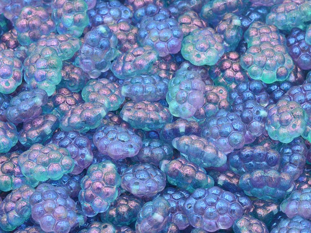 Grape Beads, Crystal 48823 (00030-48823), Glass, Czech Republic