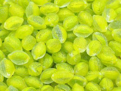 OUTLET 10克柠檬珠,14 x 10毫米,3216 (03216),玻璃,捷克共和国