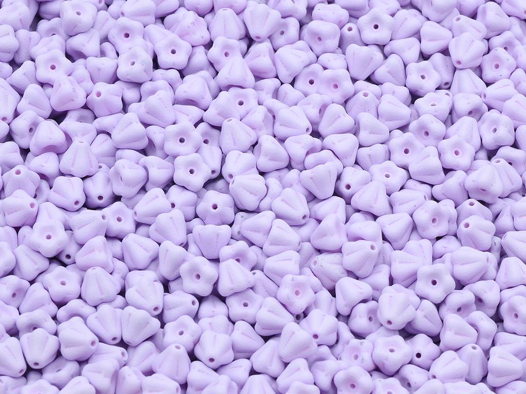 ベルフラワービーズ、チョークホワイトグレーゴールドスプラッシュ(03000-13009)、ガラス、チェコ共和国