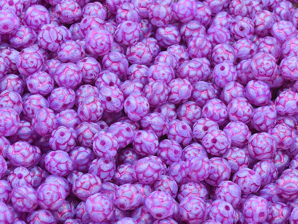 Rose Beads, Opal Amethyst 54570 (21310-54570), Glass, Czech Republic