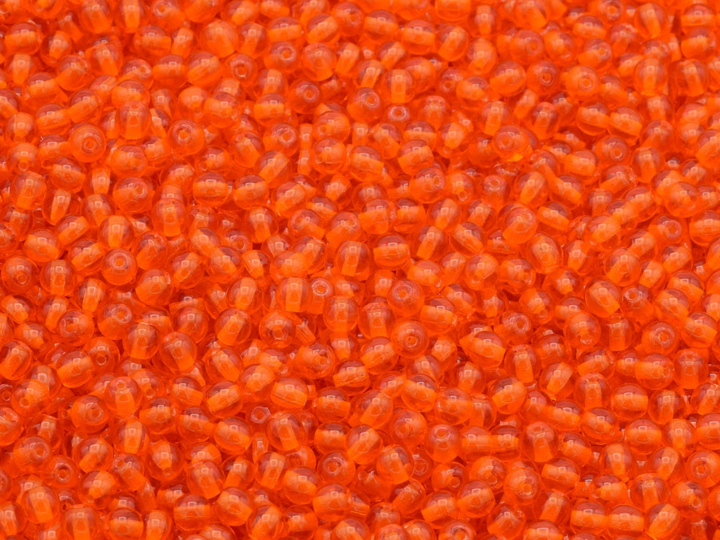 Round Druck Beads, 95001 (95001), Glass, Czech Republic