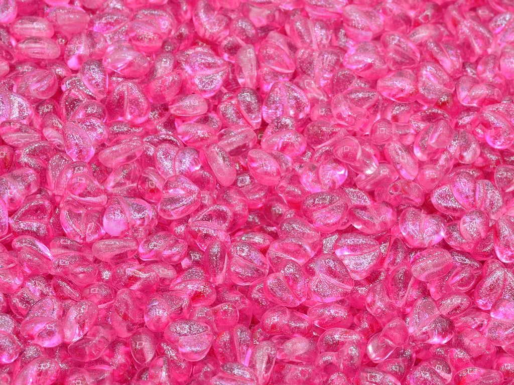 Heart Beads, Crystal 14105 (00030-14105), Glass, Czech Republic