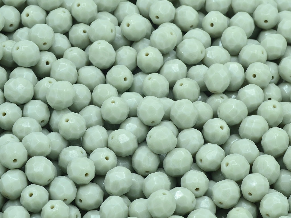 Faceted Round Fire Polished Beads, 43100 (43100), Glass, Czech Republic