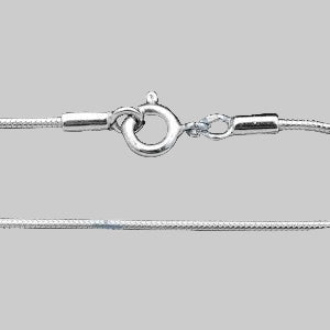 丸型スネークチェーン シルバー925(約1.2mm)、45cm