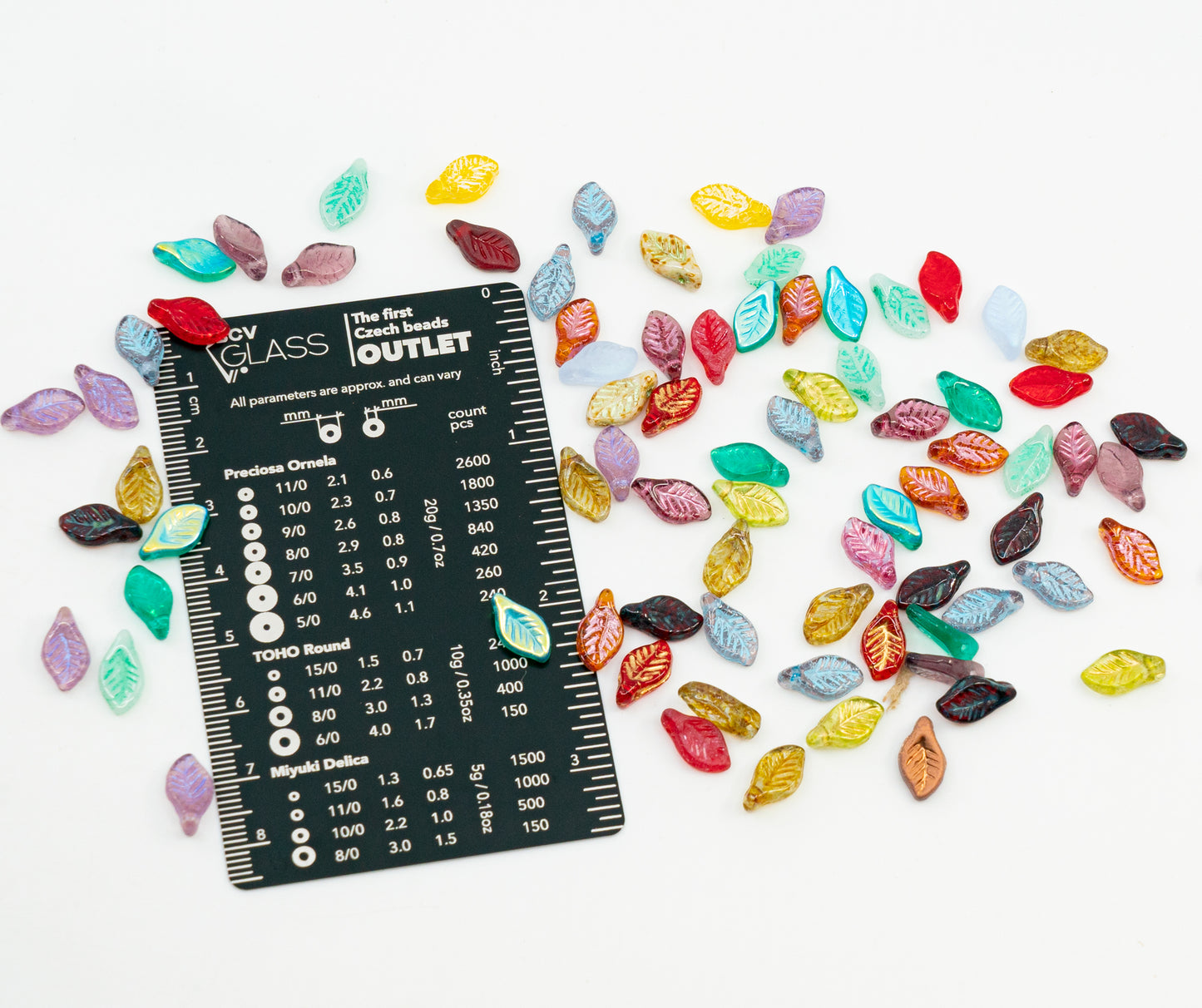 OUTLET 250g/50g Bay Leaf Beads, 6 x 12 mm, Light Purple Pink Lined (20210-54321), Glass, Czech Republic