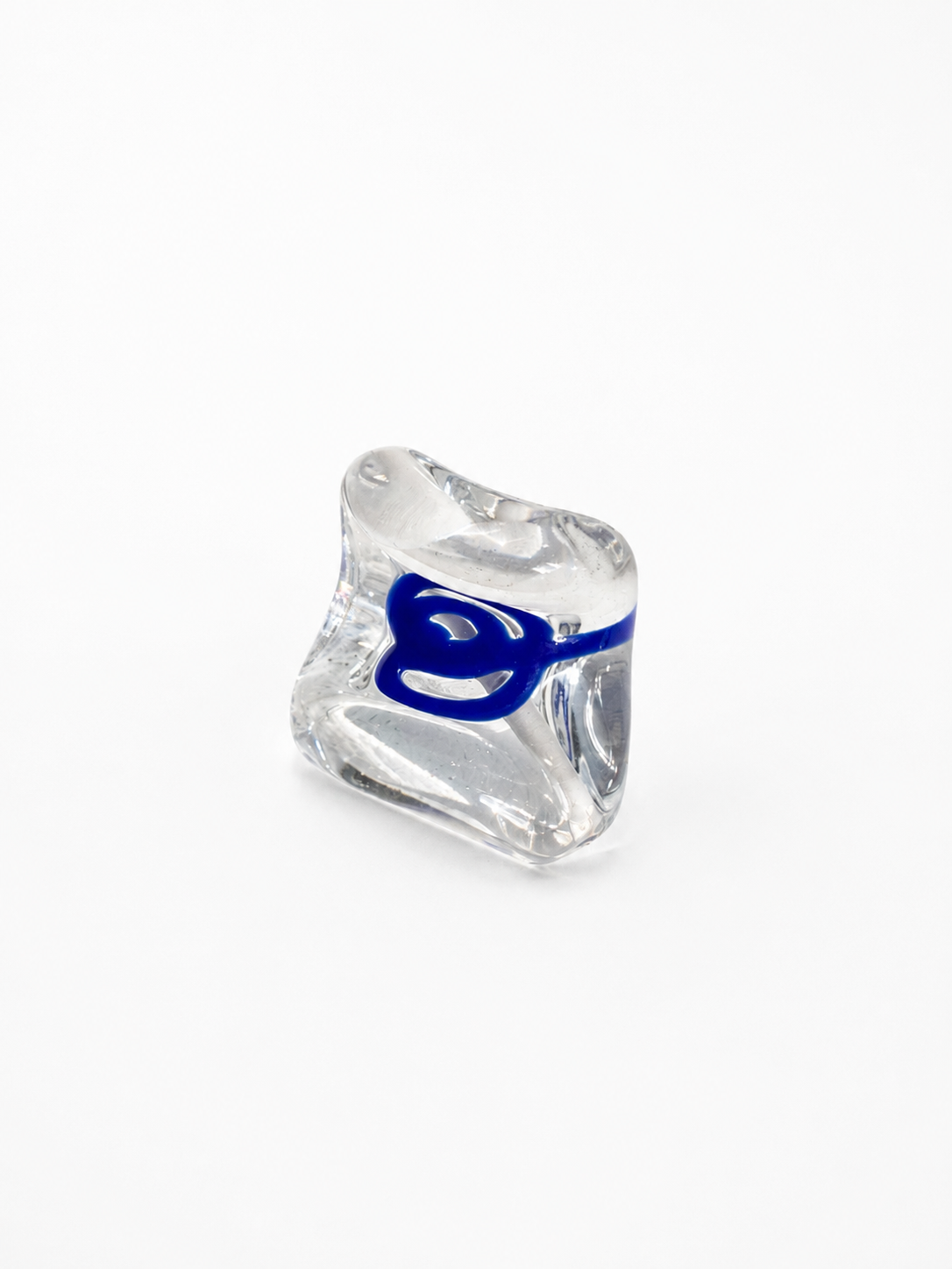OUTLET 1 pc Handmade Lampwork Beads (leaf), 26 x 21 mm, 0161-2, Glass, Czech Republic