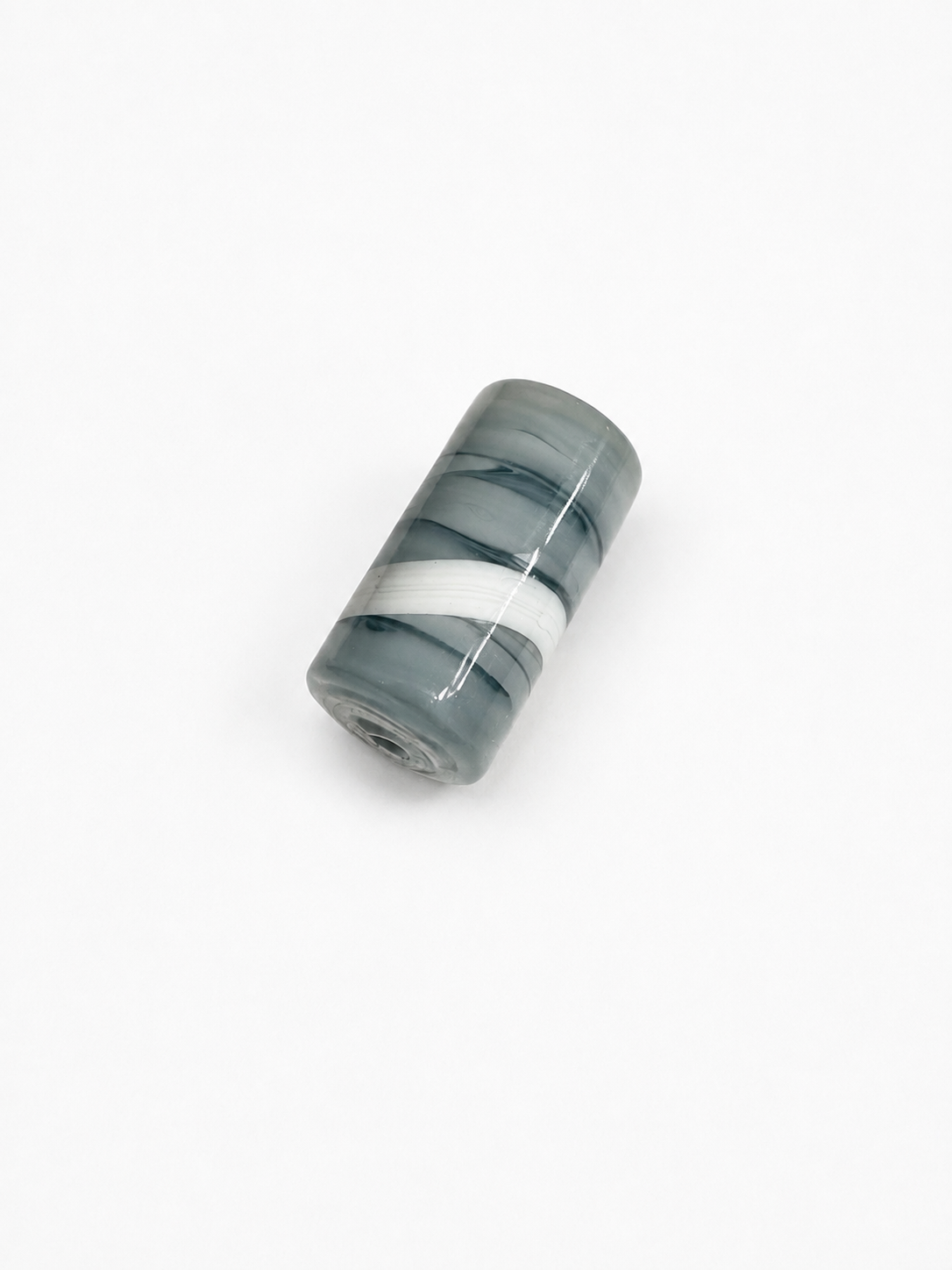 OUTLET 1 pc Handmade Lampwork Beads (cylinder), 20 x 10 mm, 0040, Glass, Czech Republic