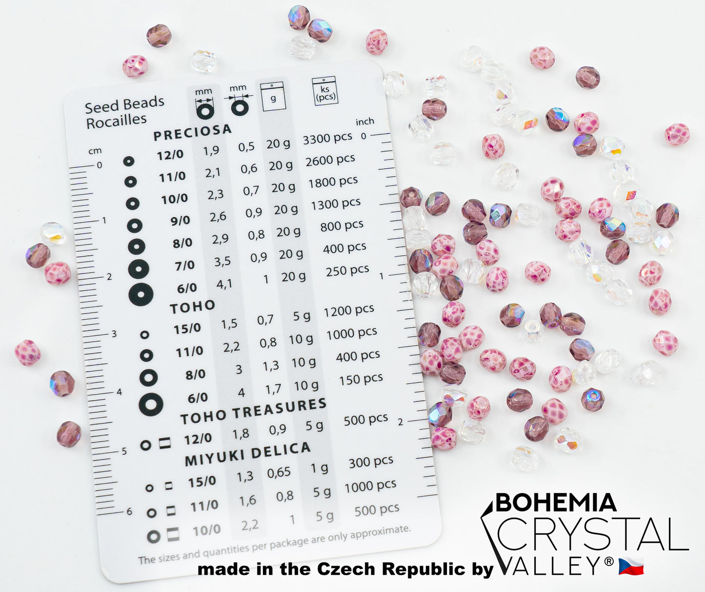 チェコガラスビーズ、2本のメモリーワイヤー、クリンプが付いた初心者向けブレスレット作成キット - 簡単で素早く作れます (バタフライ パープル ピンク)