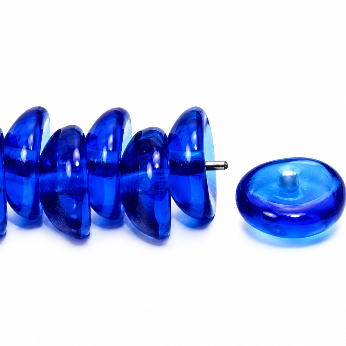 Piggy Beads, Cobalt (30050), Glass, Czech Republic
