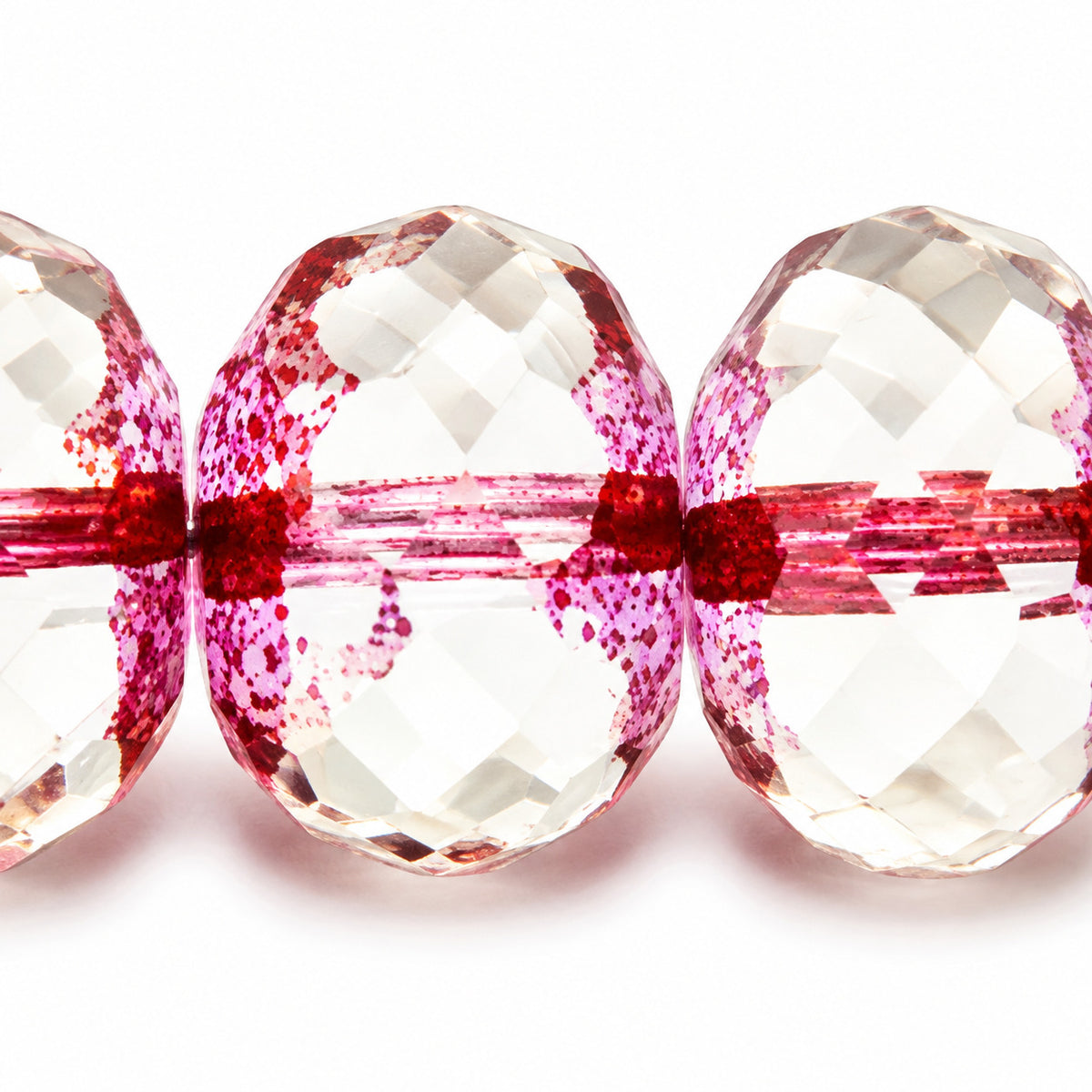 Rondelle Faceted Fire Polish Beads, Crystal Bronze (00030-14415), Glass, Czech Republic