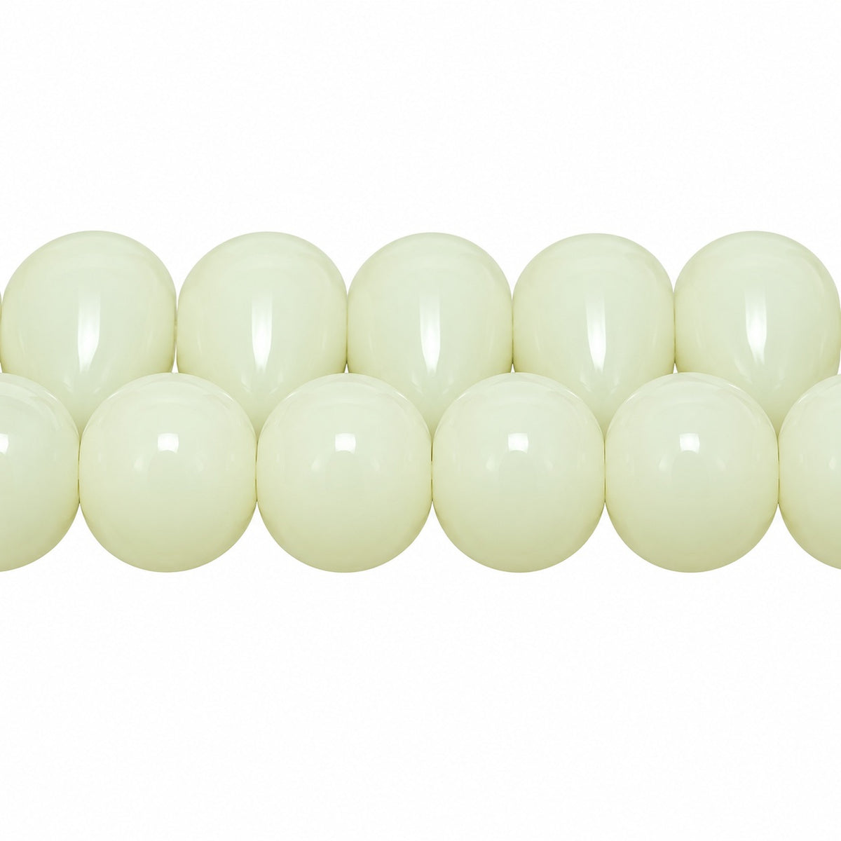Drop Beads, Opal Yellow (81000), Glass, Czech Republic