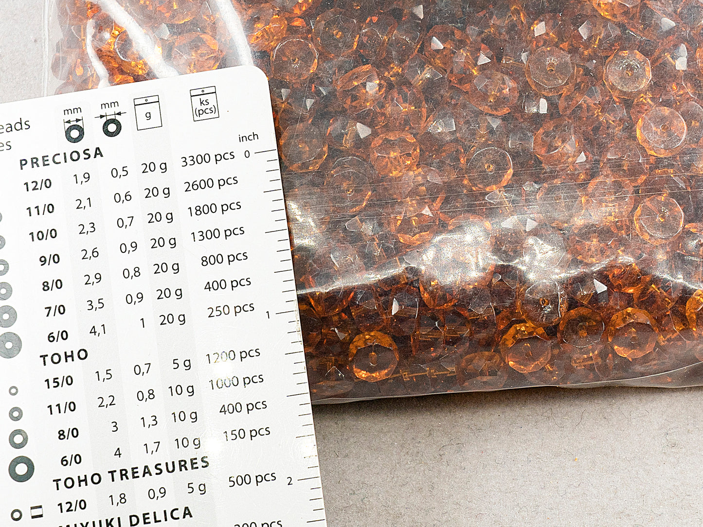 アウトレット 250g ファセットファセットファイヤーポリッシュロンデルビーズ、8 x 4 mm、透明ブラウン(10090)、ガラス、チェコ共和国