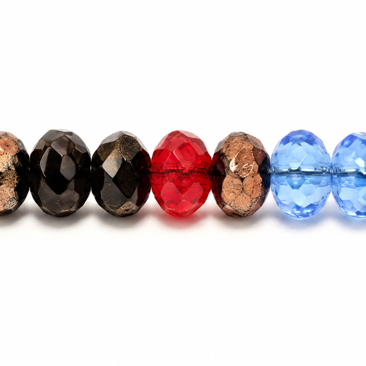 Special Cut Faceted Fire Polished Beads, X2628 (x2628), Glass, Czech Republic
