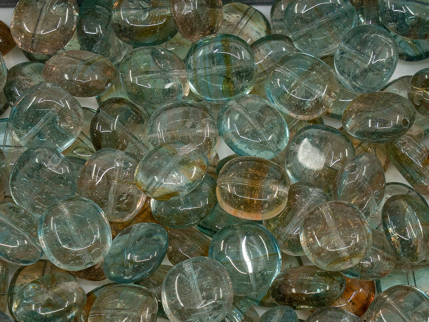 OUTLET Pressed Beads, mm, Glass, Czech Republic