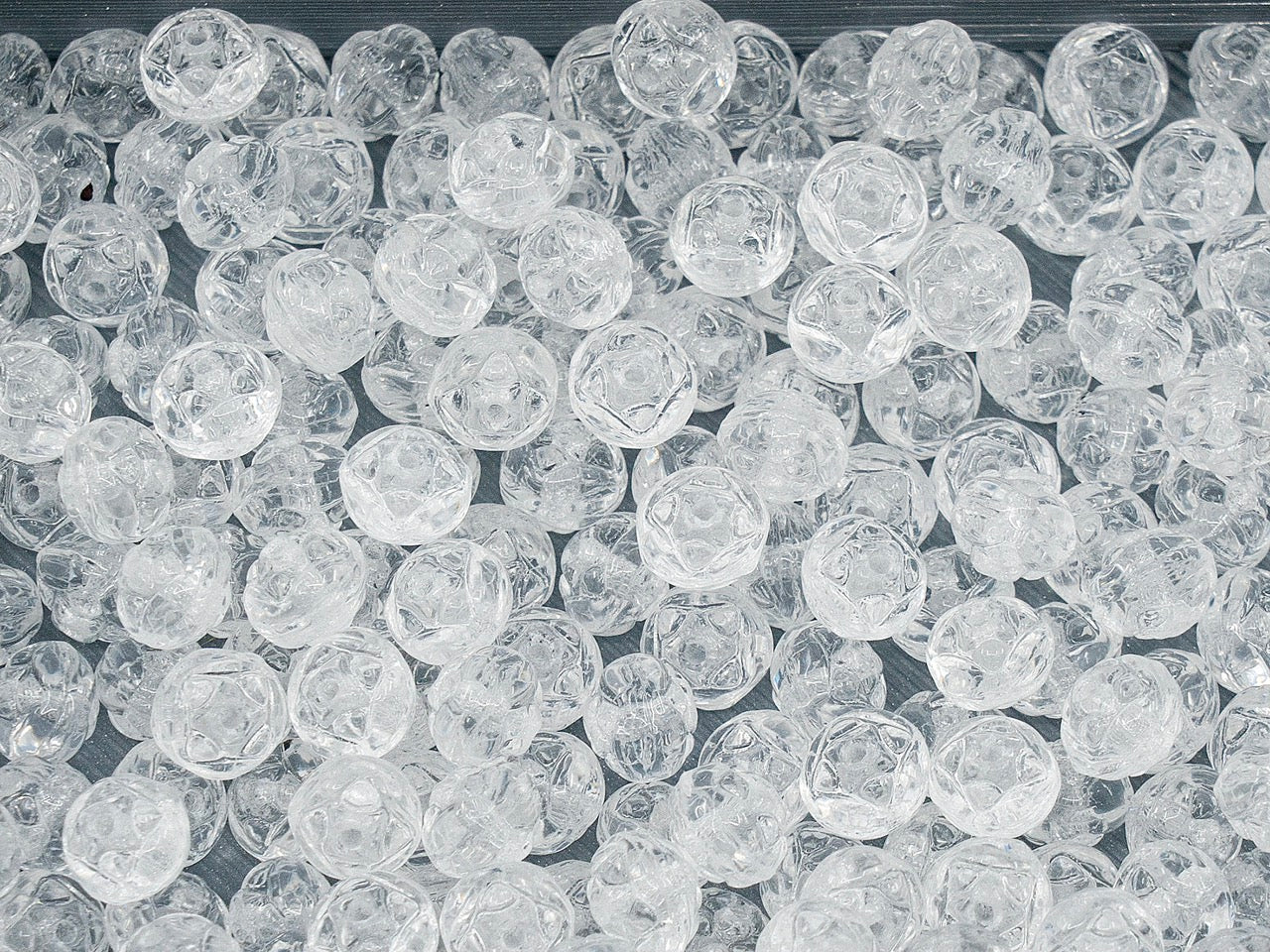 OUTLET Pressed Beads, mm, Glass, Czech Republic