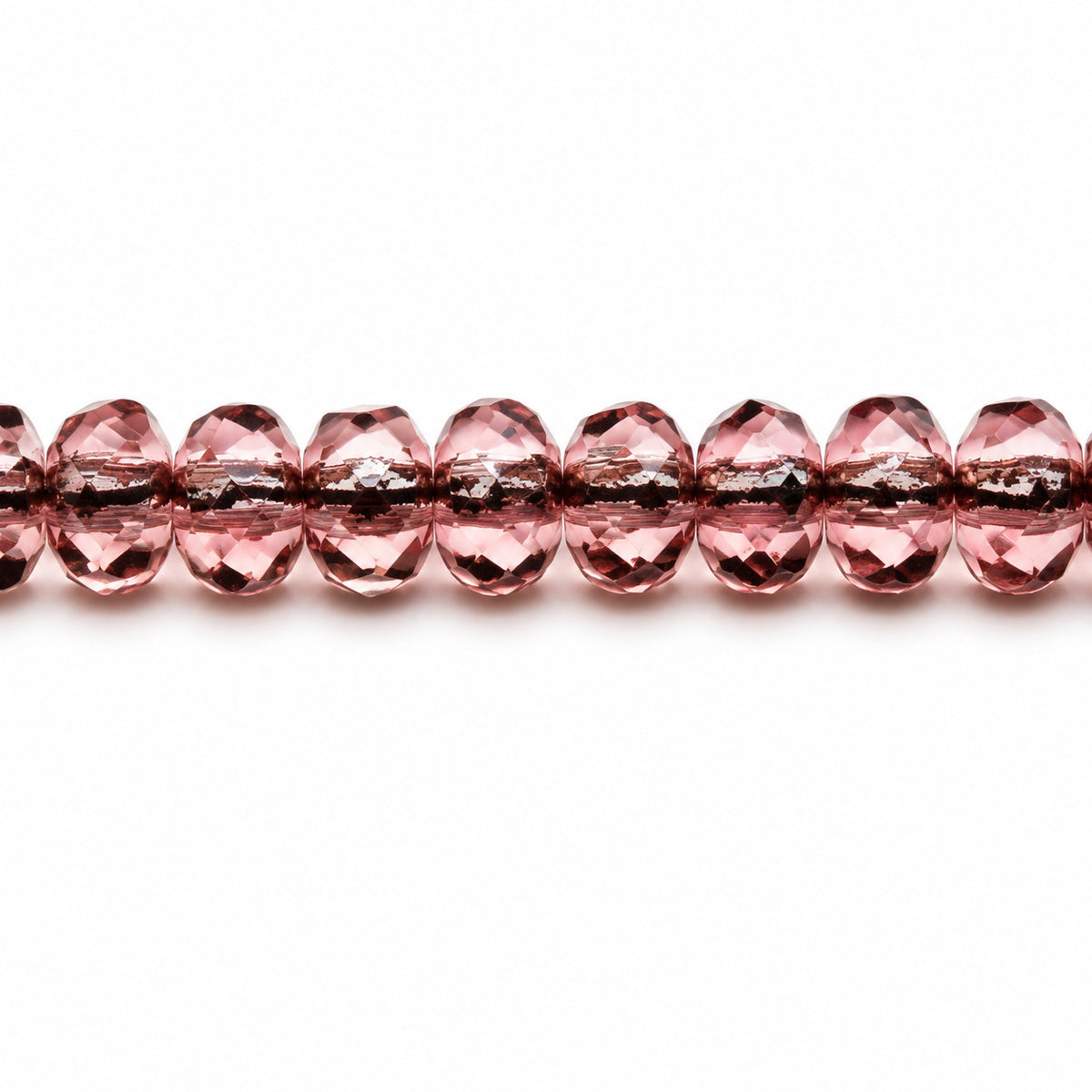 Special Cut Faceted Fire Polished Beads, Transparent Light Amethyst (20020), Glass, Czech Republic