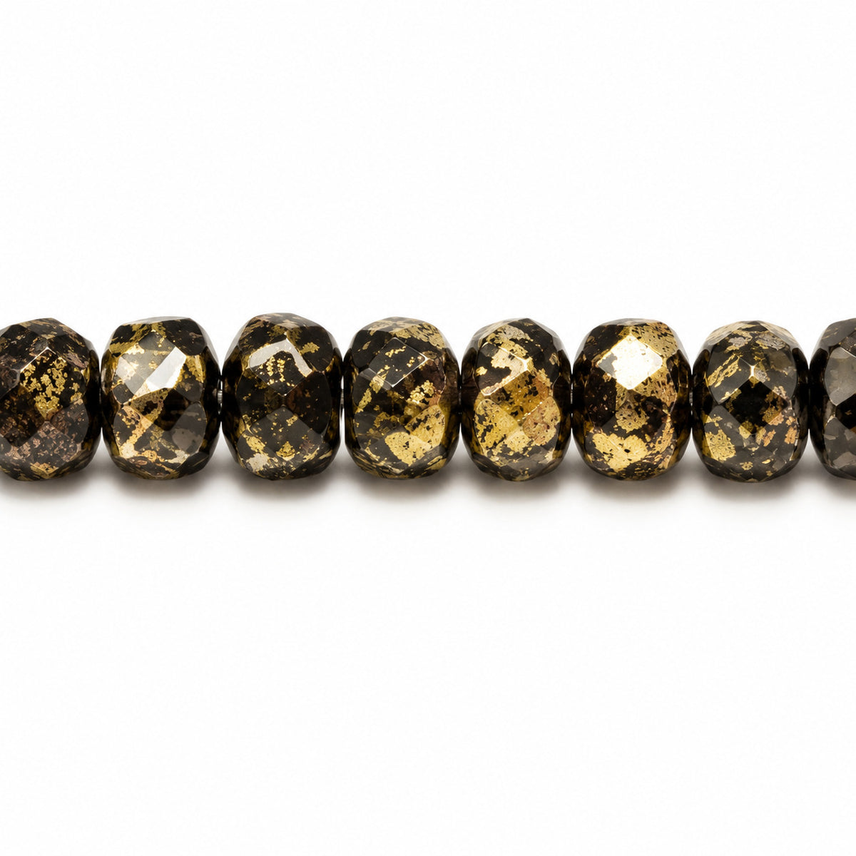 Special Cut Faceted Fire Polished Beads, Black 47901 (23980-47901), Glass, Czech Republic