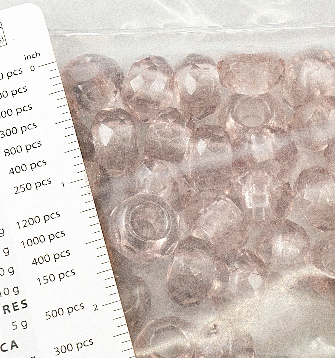 アウトレット 250g ファセット加工 ファイアポリッシュ ロンデルビーズ ラージホール ロンデル ラージホール、14 x 9 mm、透明ライトアメジスト (20000)、ガラス、チェコ共和国