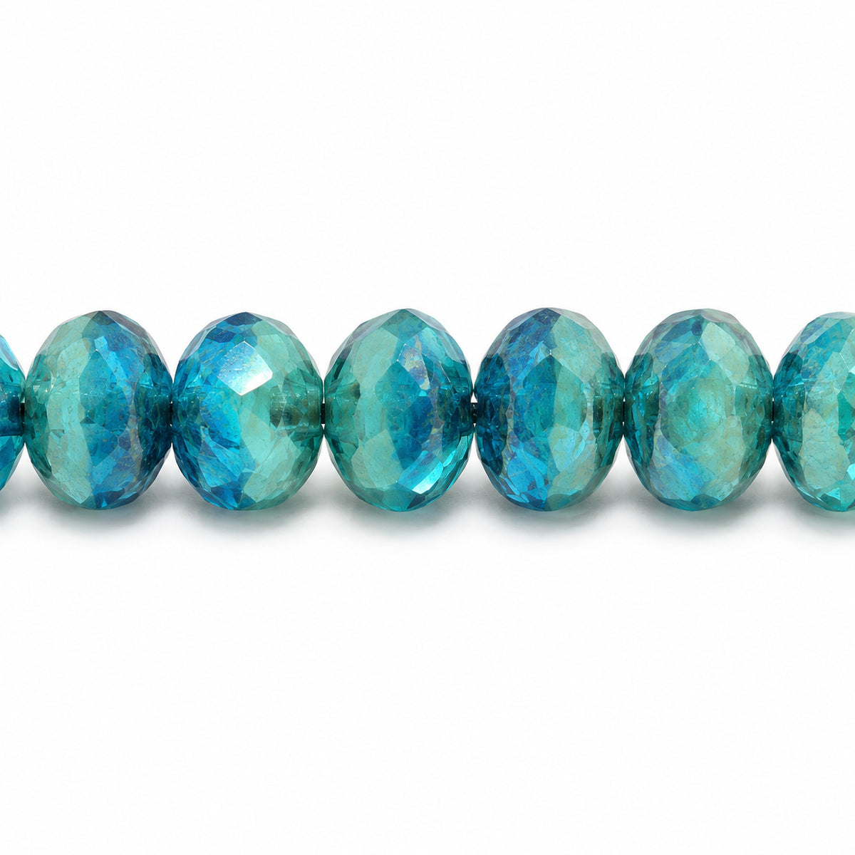 Rondelle Faceted Fire Polish Beads, Lg006 Terracotta Copper (lg006-15435), Glass, Czech Republic