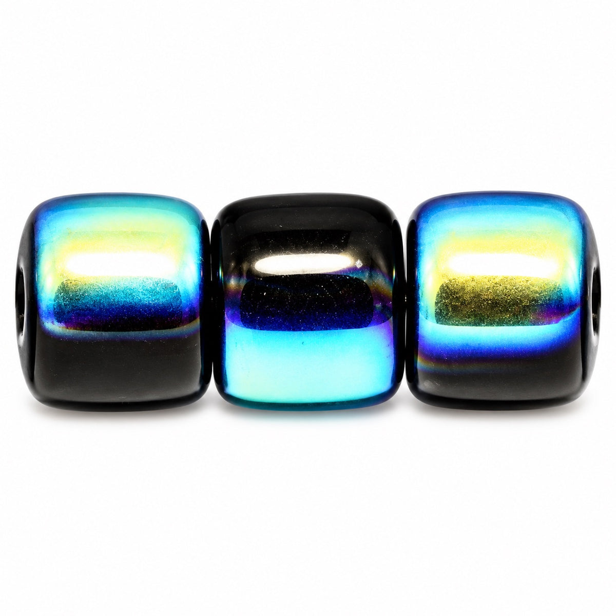 Barel Beads, Black Ab (23980-28701), Glass, Czech Republic