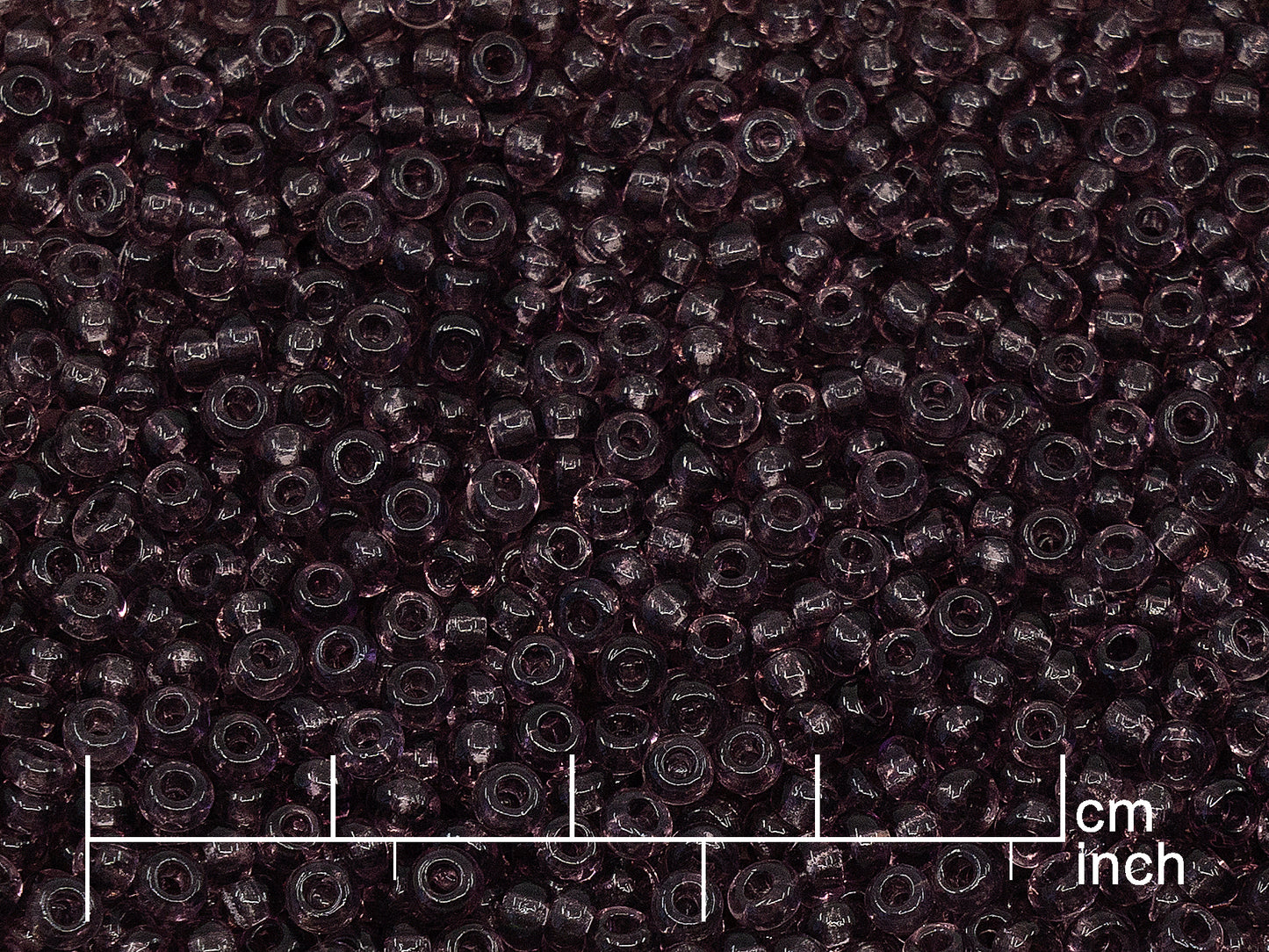 OUTLET Rocailles Seed Beads Preciosa Ornela size 8/0, Transparent Light Amethyst Purple (20050), Glass, Czech Republic