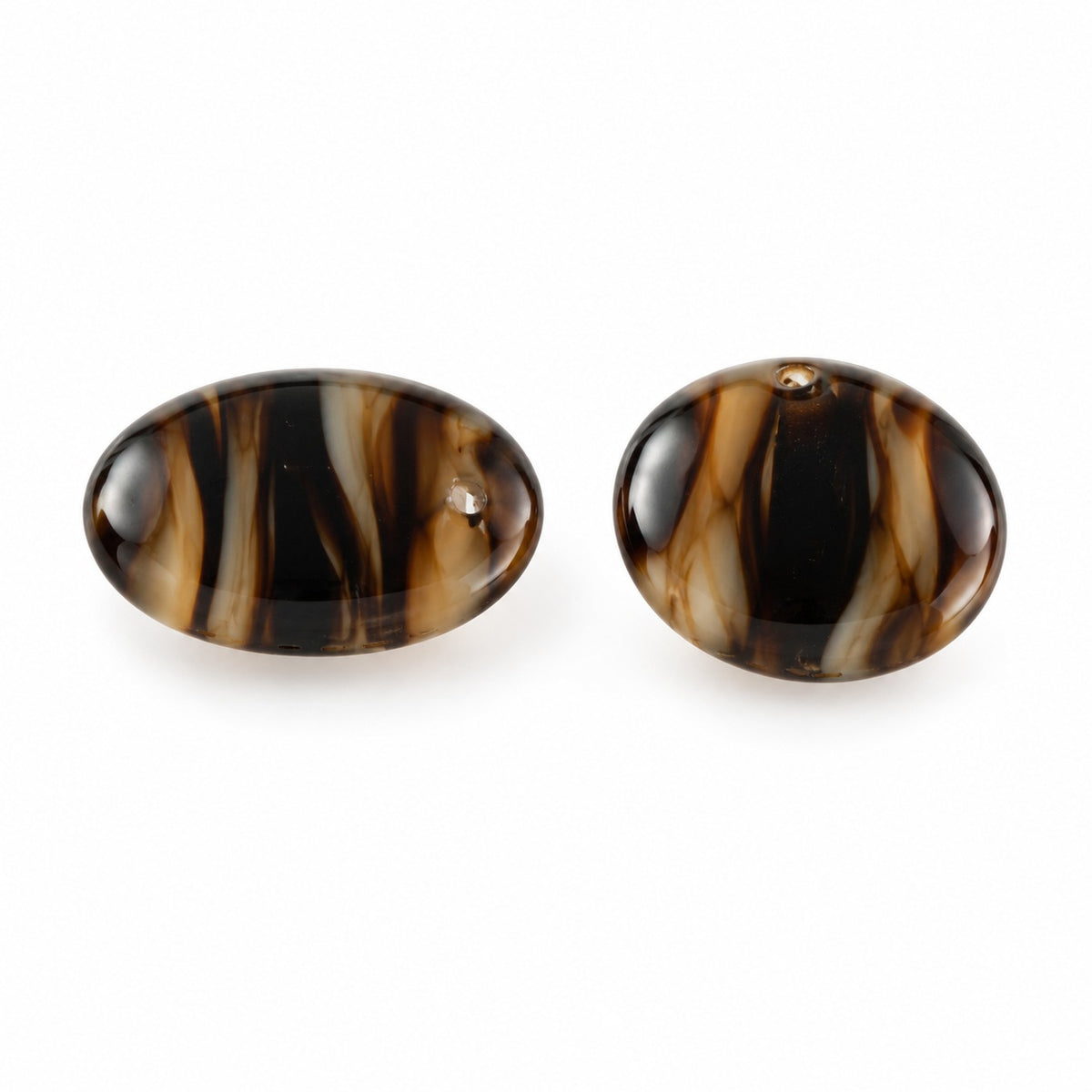 Oval Lentil Beads, Gc002 (gc002), Glass, Czech Republic