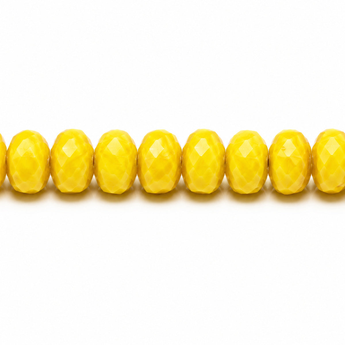 Special Cut Faceted Fire Polished Beads, Yellow (83120), Glass, Czech Republic