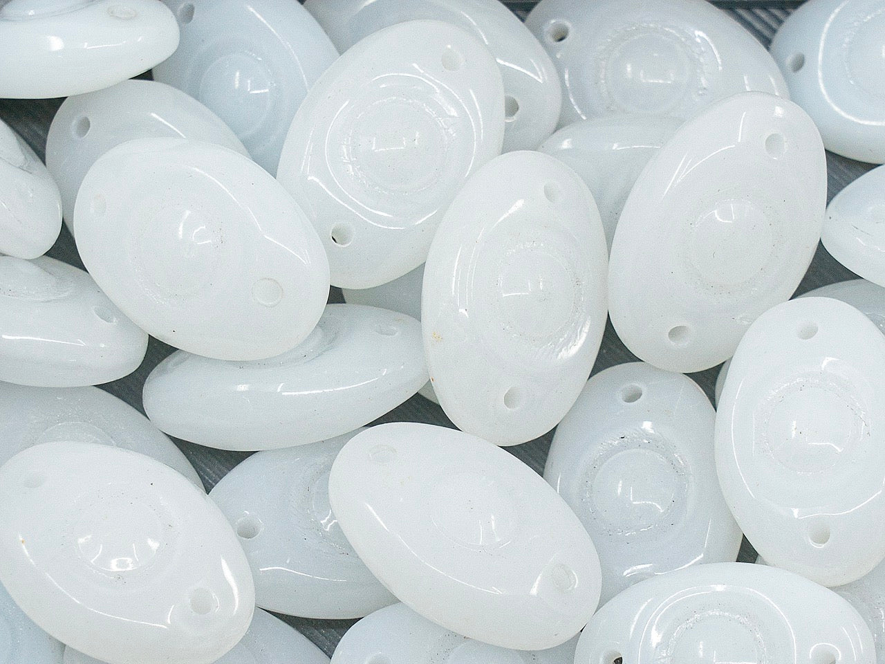 OUTLET Pressed Beads, mm, Glass, Czech Republic