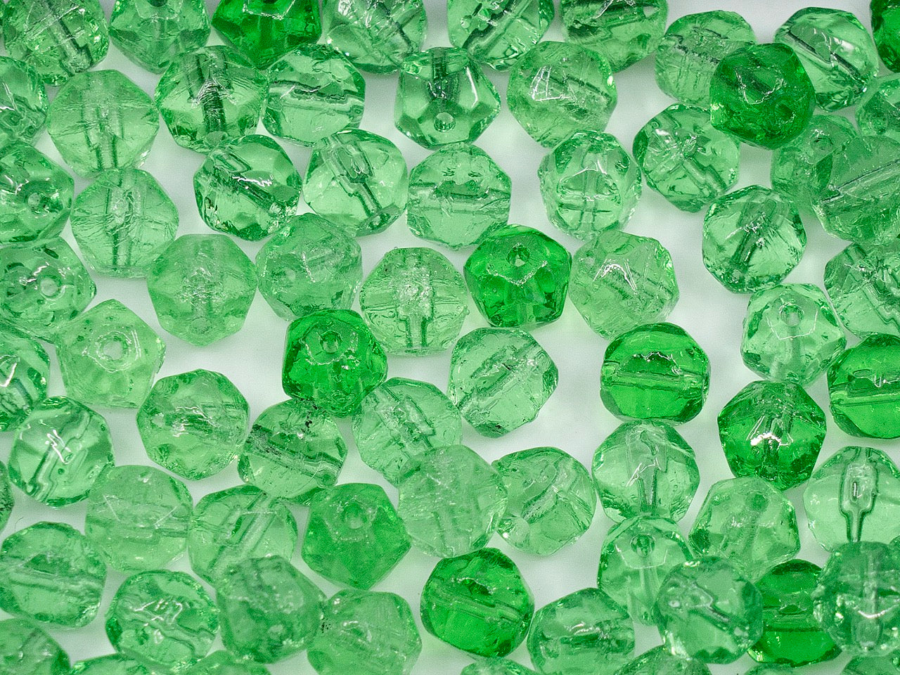 OUTLET English 切割珠,6 毫米,玻璃,捷克共和国