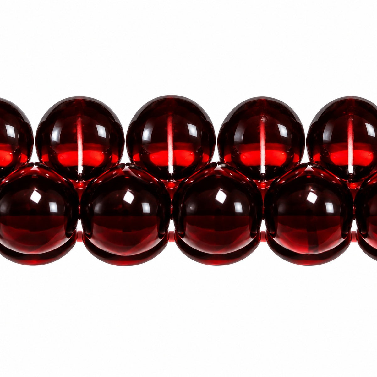 Drop Beads, Transparent Red (90110), Glass, Czech Republic
