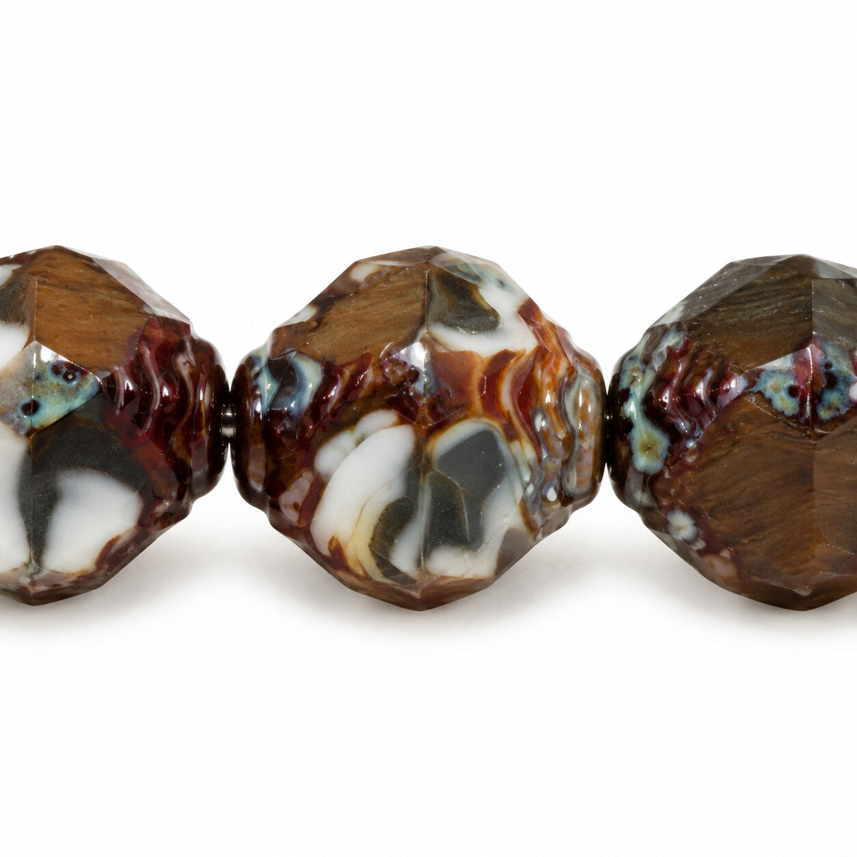 Wasp Special Cut Faceted Fire Polished Beads, X1026 Stain Strong (x1026-86805), Glass, Czech Republic
