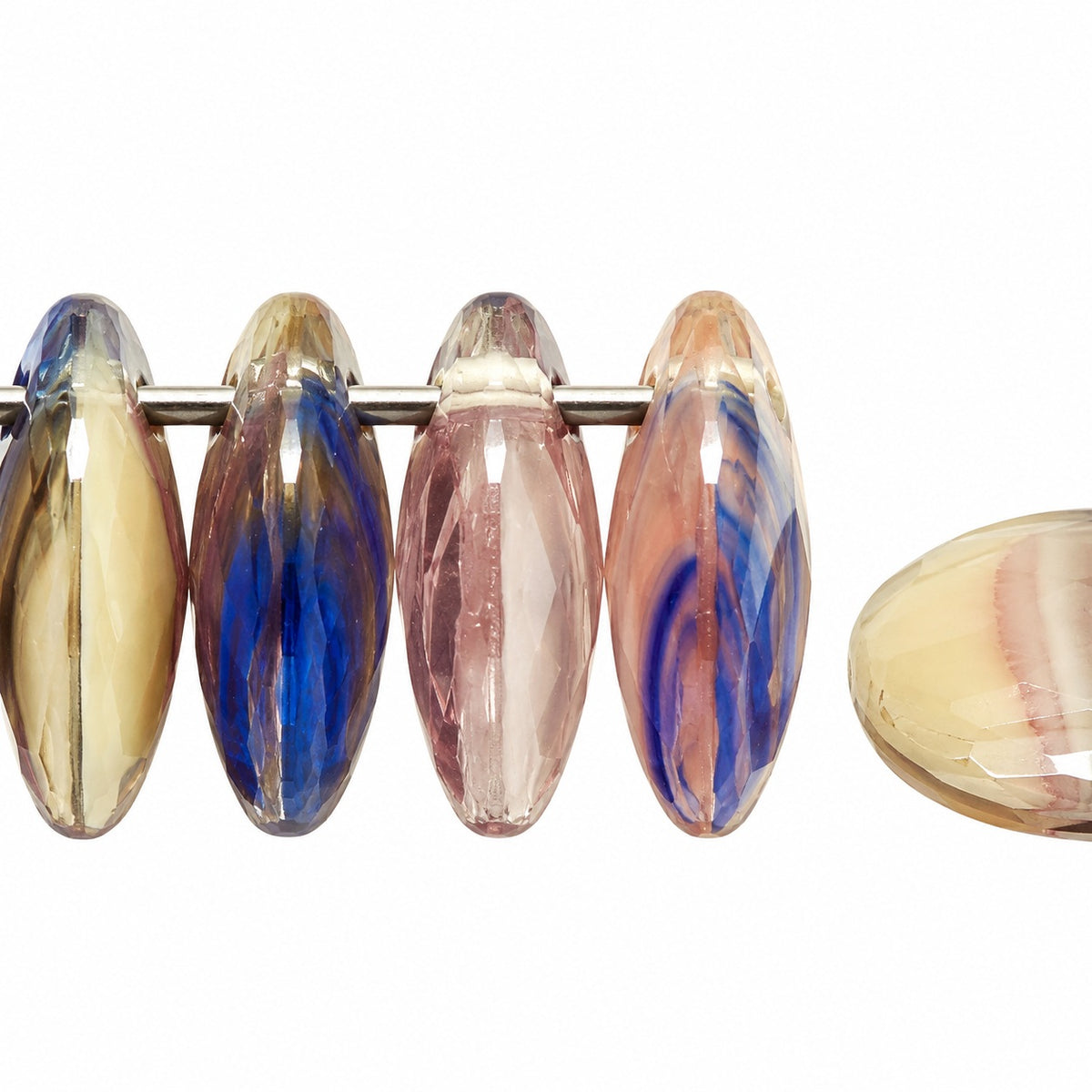 Lentil Round Beads, X1576 (x1576), Glass, Czech Republic