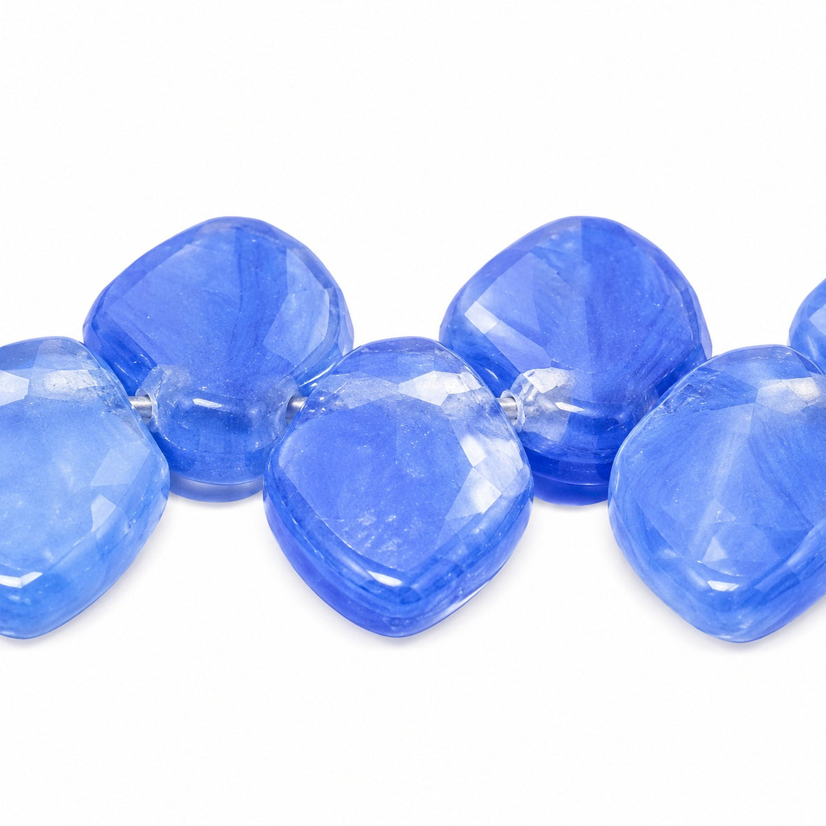 Small Leaf Pressed Beads, X1497 (x1497), Glass, Czech Republic
