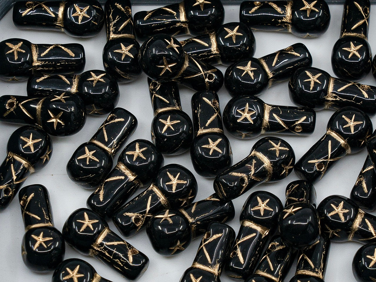 OUTLET Pressed Beads, mm, Glass, Czech Republic