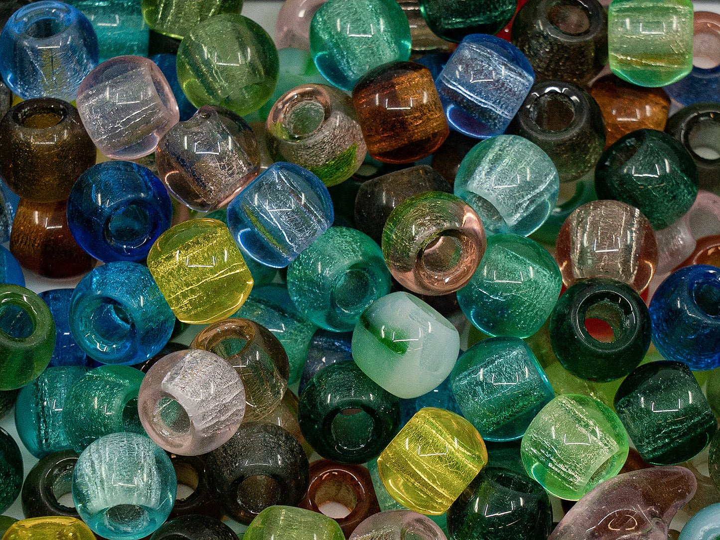 OUTLET Pony Beads, 9 mm, Glass, Czech Republic