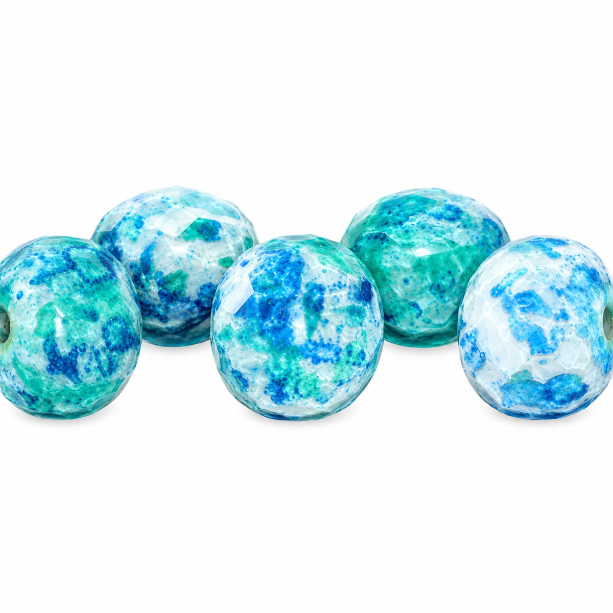 Tulip Petal Beads, Chalk White 48509 (03000-48509), Glass, Czech Republic