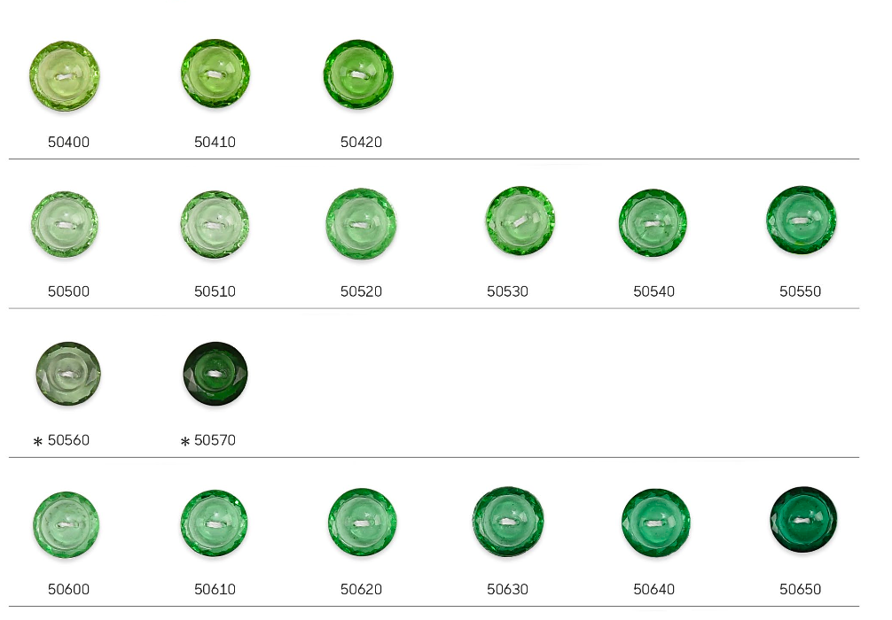 生产多面圆形火抛光珠,透明绿色(50540),玻璃,捷克共和国