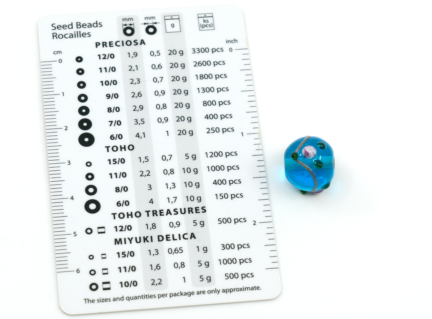 5 pcs Lampwork HandMade Beads, Glass, Czech Republic