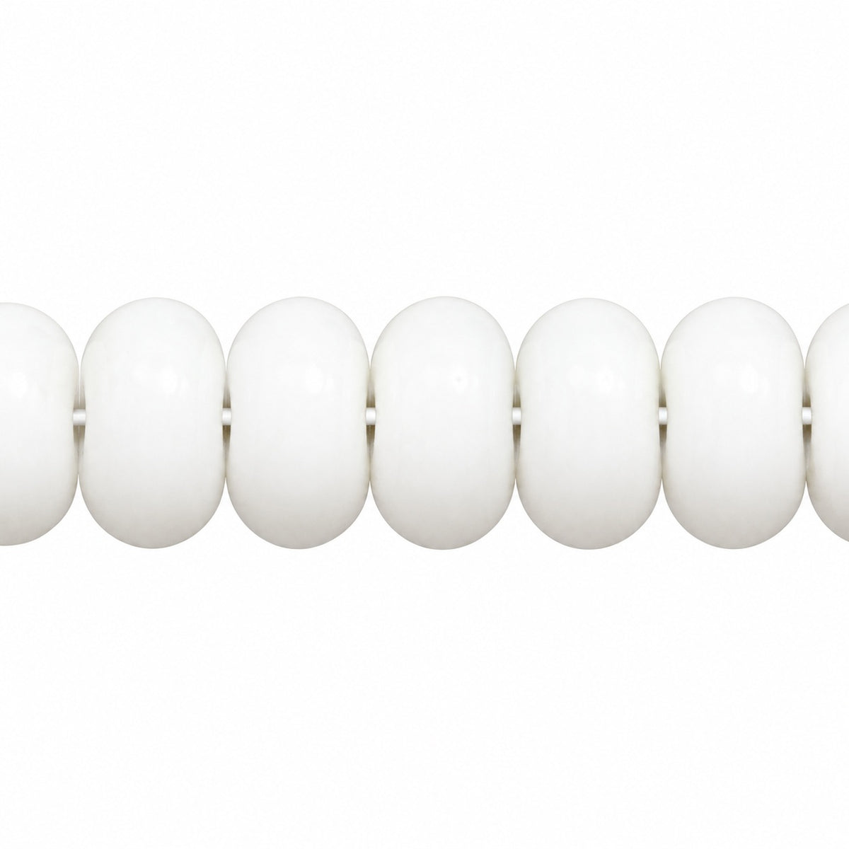 Knebl Beads, Chalk White (03000), Glass, Czech Republic