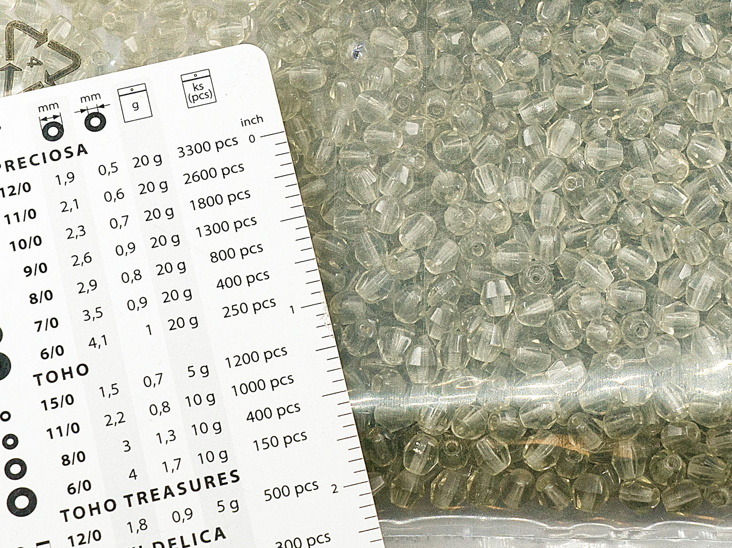 アウトレット 250g バイコーン ファセット ファイアポリッシュ ビーズ バイコーン、5 x 5 mm、グレー (40010)、ガラス、チェコ共和国