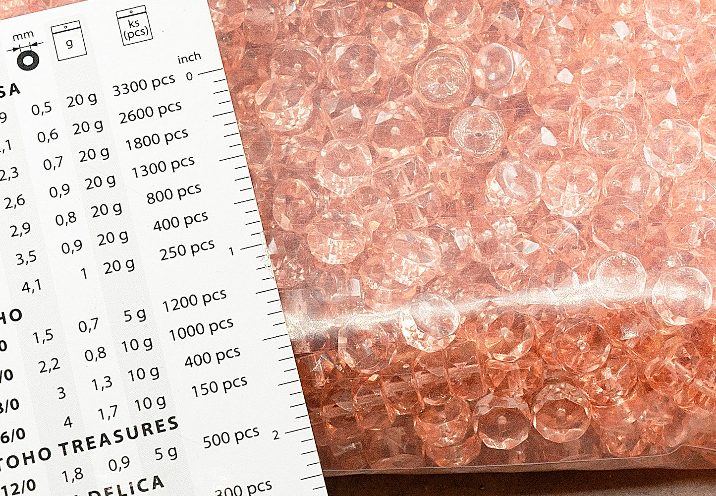 アウトレット 250g ファセットファセットファイヤーポリッシュロンデルビーズ、8 x 4 mm、透明ピンク(70120)、ガラス、チェコ共和国