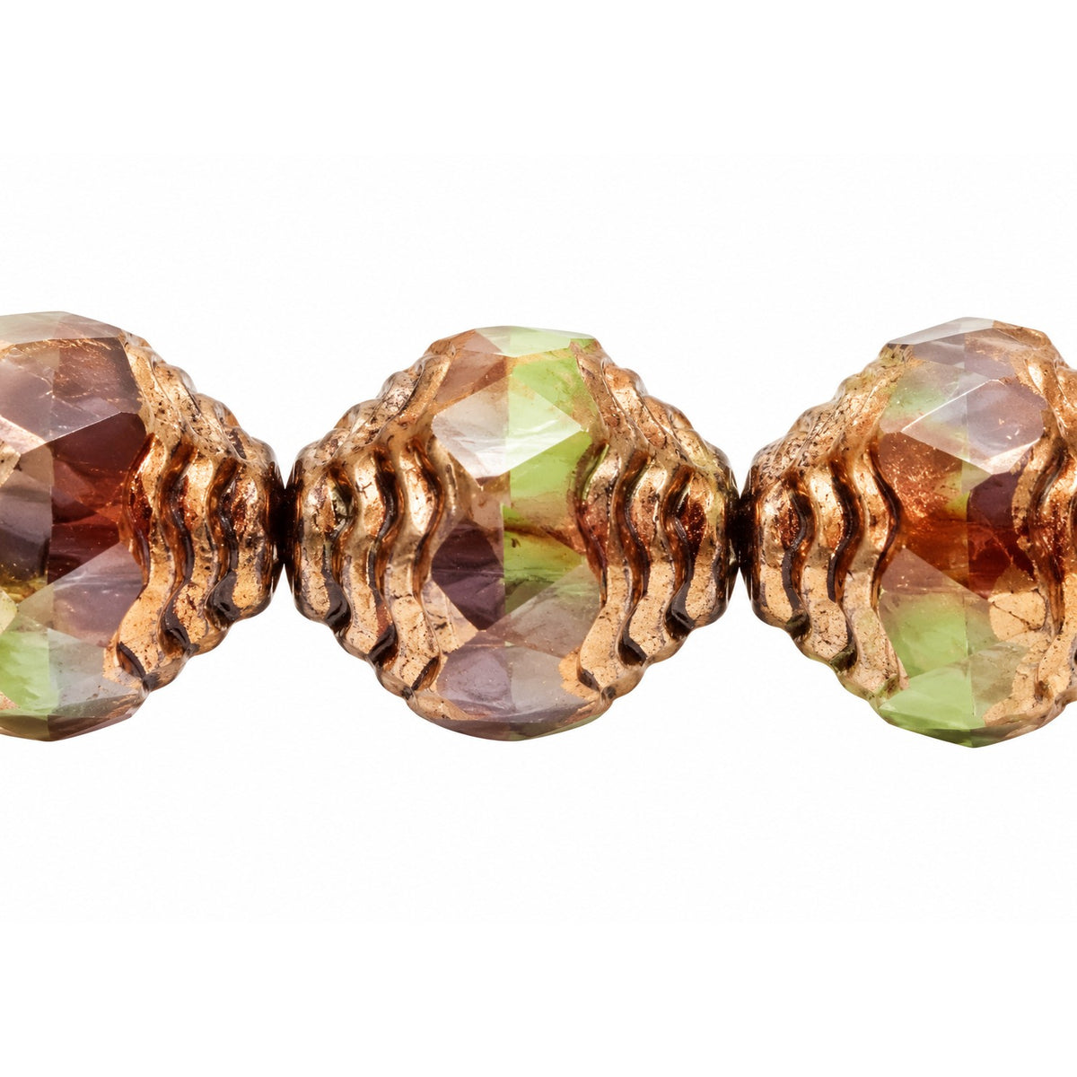 Special Cut Faceted Fire Polished Beads, X1160 Luster Violet Full Coated (x1160-14496), Glass, Czech Republic