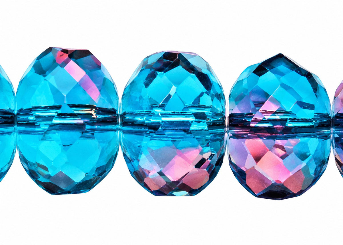 Special Cut Faceted Fire Polished Beads, T0280 (t0280), Glass, Czech Republic