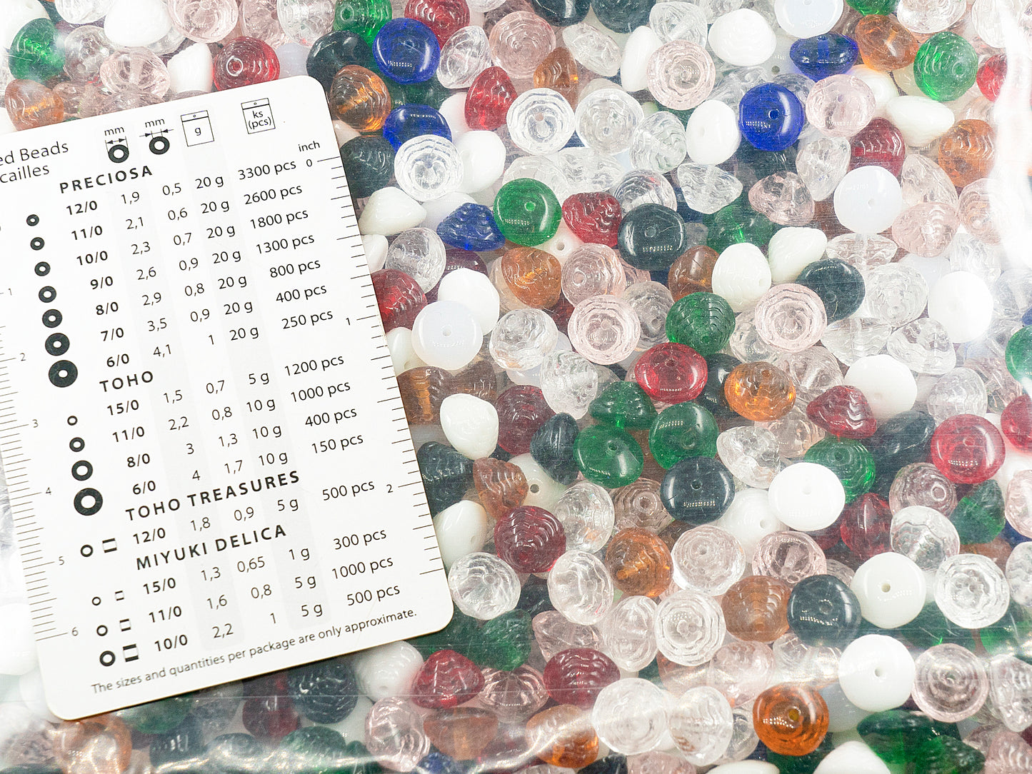 アウトレット 250g 丸型プレスド ドラックビーズ スズメバチの巣、- x - mm、ミックスカラー(ミックス)、ガラス、チェコ共和国